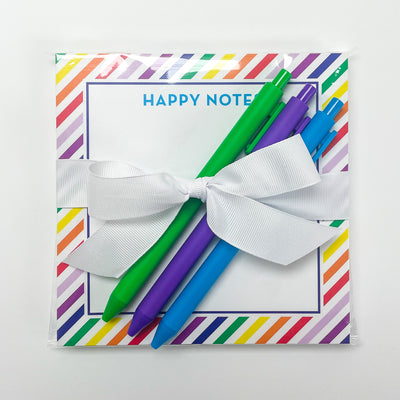 Happy Notes Colorful Chunky Notepad