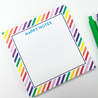 Happy Notes Colorful Chunky Notepad