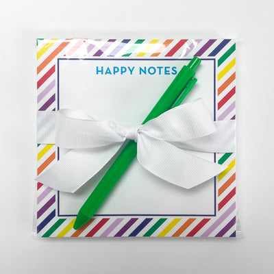 Happy Notes Colorful Chunky Notepad