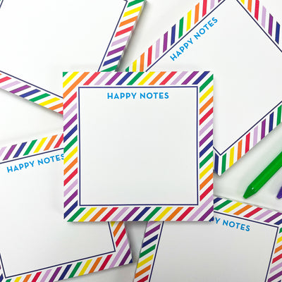 Happy Notes Colorful Chunky Notepad