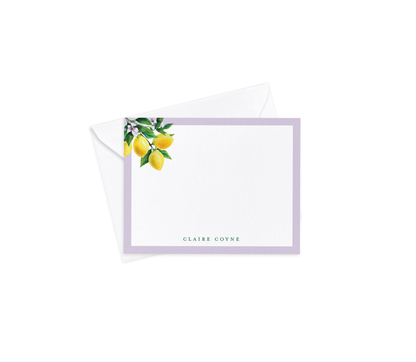Lavender Lemonade Flat Notecards