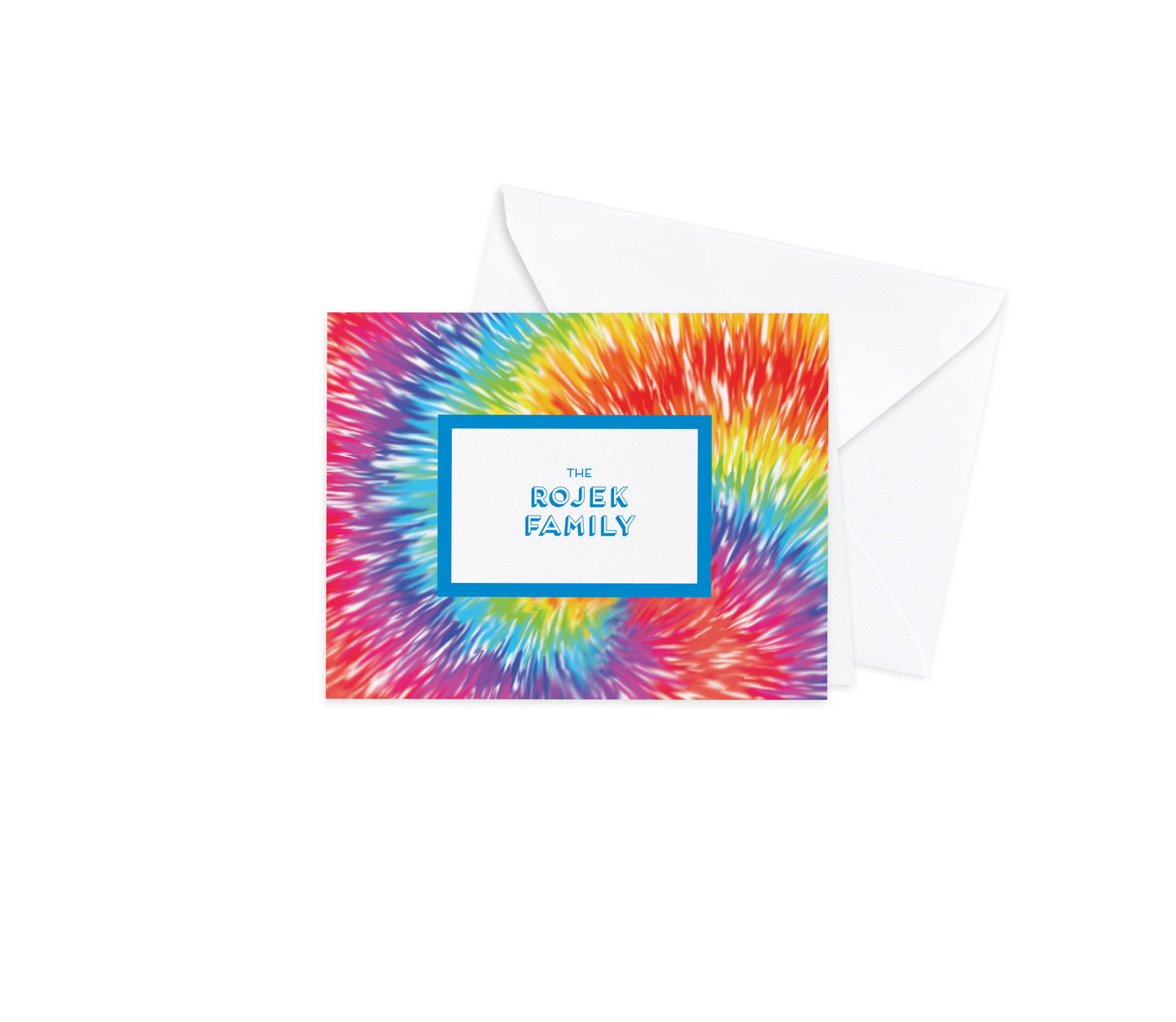 Tie Dye Folded Notecards