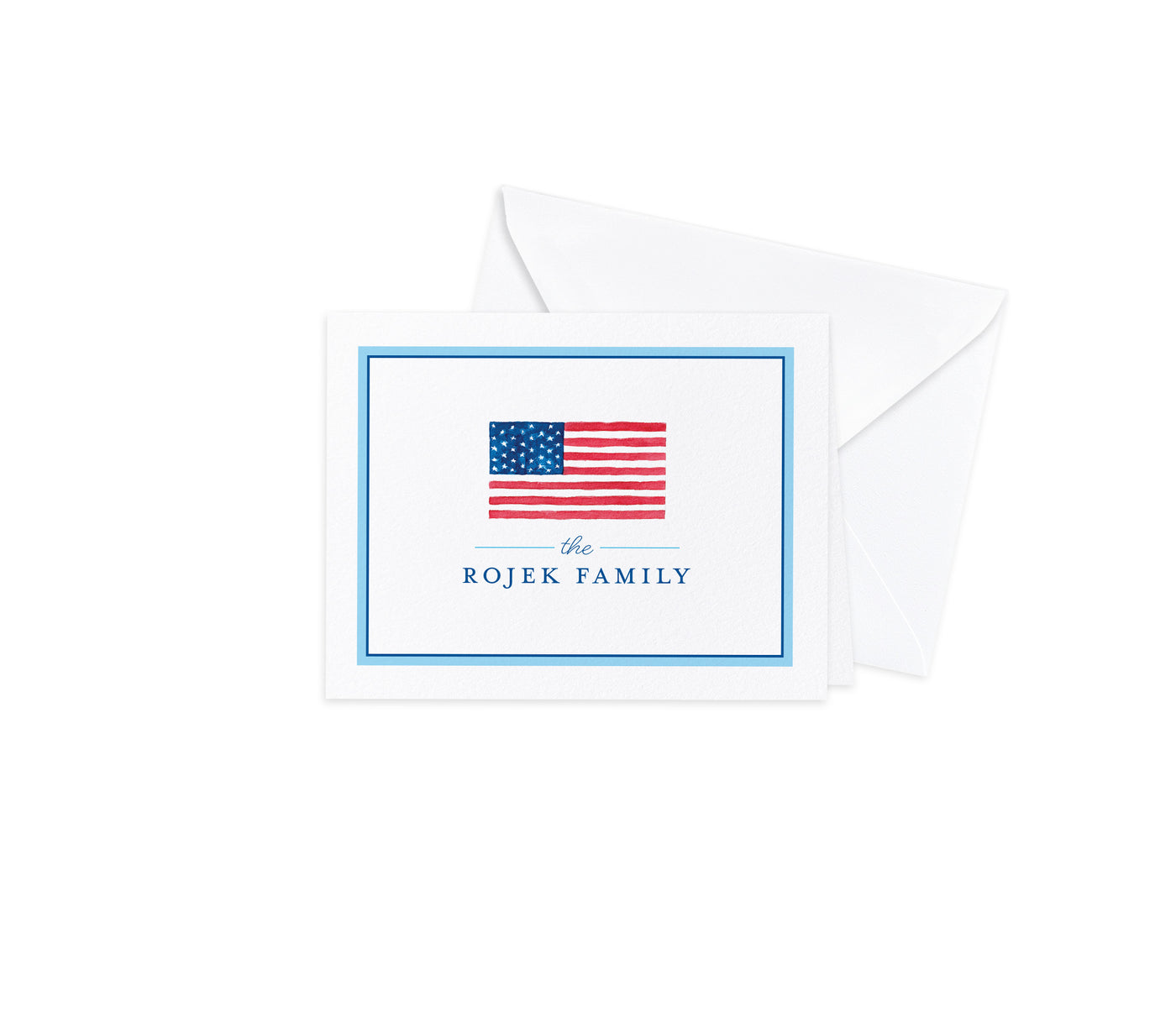 USA Folded Notecard