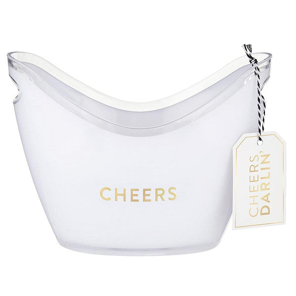 Cheers Acrylic Beverage Bucket