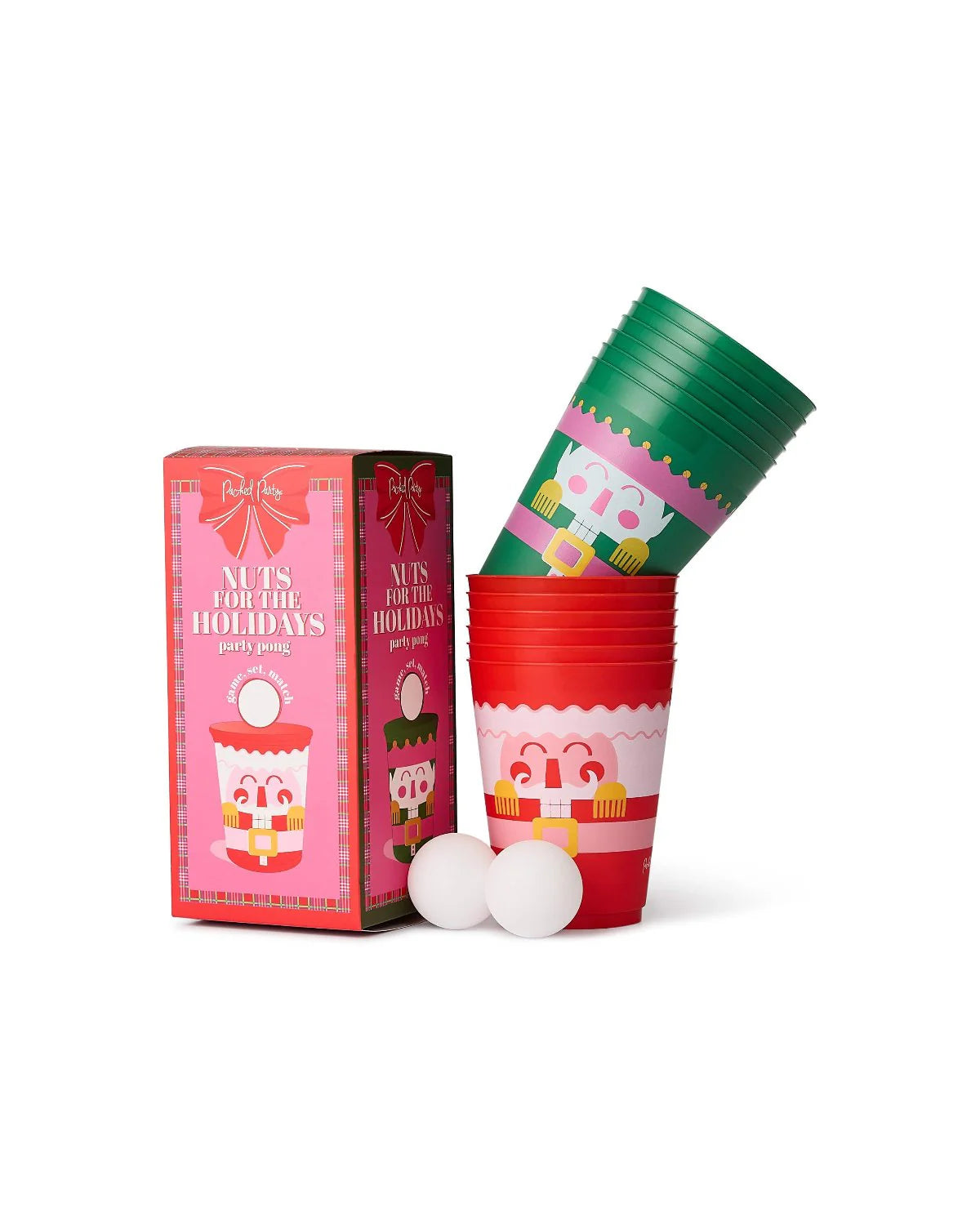 Christmas Holidays Nutcracker Pong Set