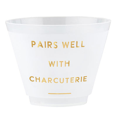 Pairs Well with Charcuterie Holiday Cups - Set of 8