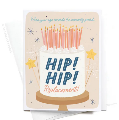Hip! Hip! (Replacement) Greeting Card