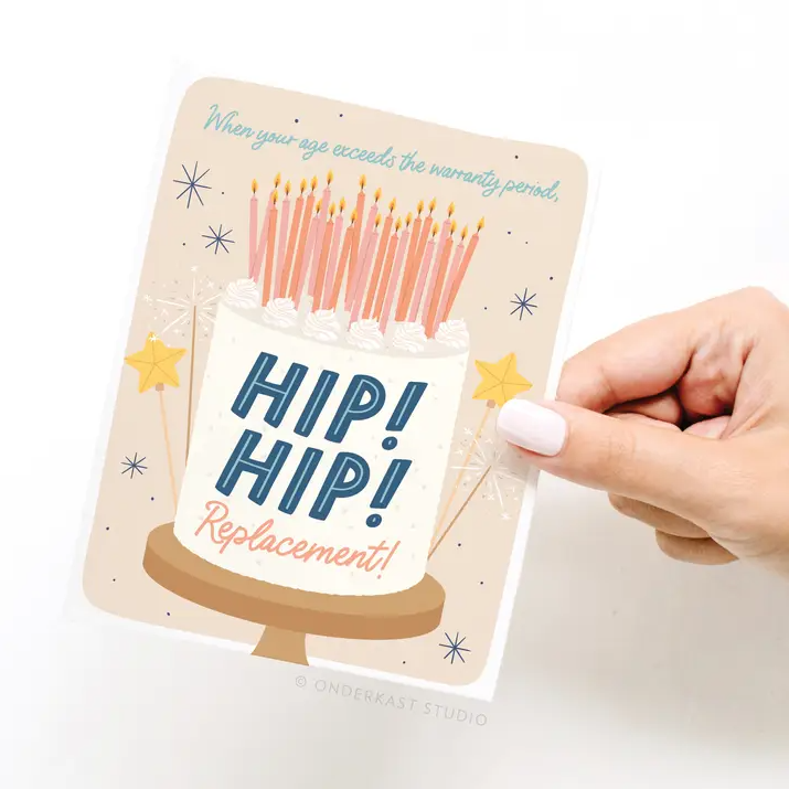 Hip! Hip! (Replacement) Greeting Card