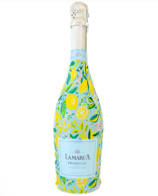 Preppy Lemons Bottle Wrap – La Marca Edition