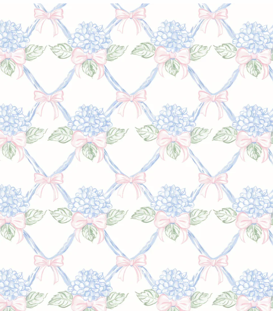 Hydrangea Lattice Bottle Wrap – La Marca Edition