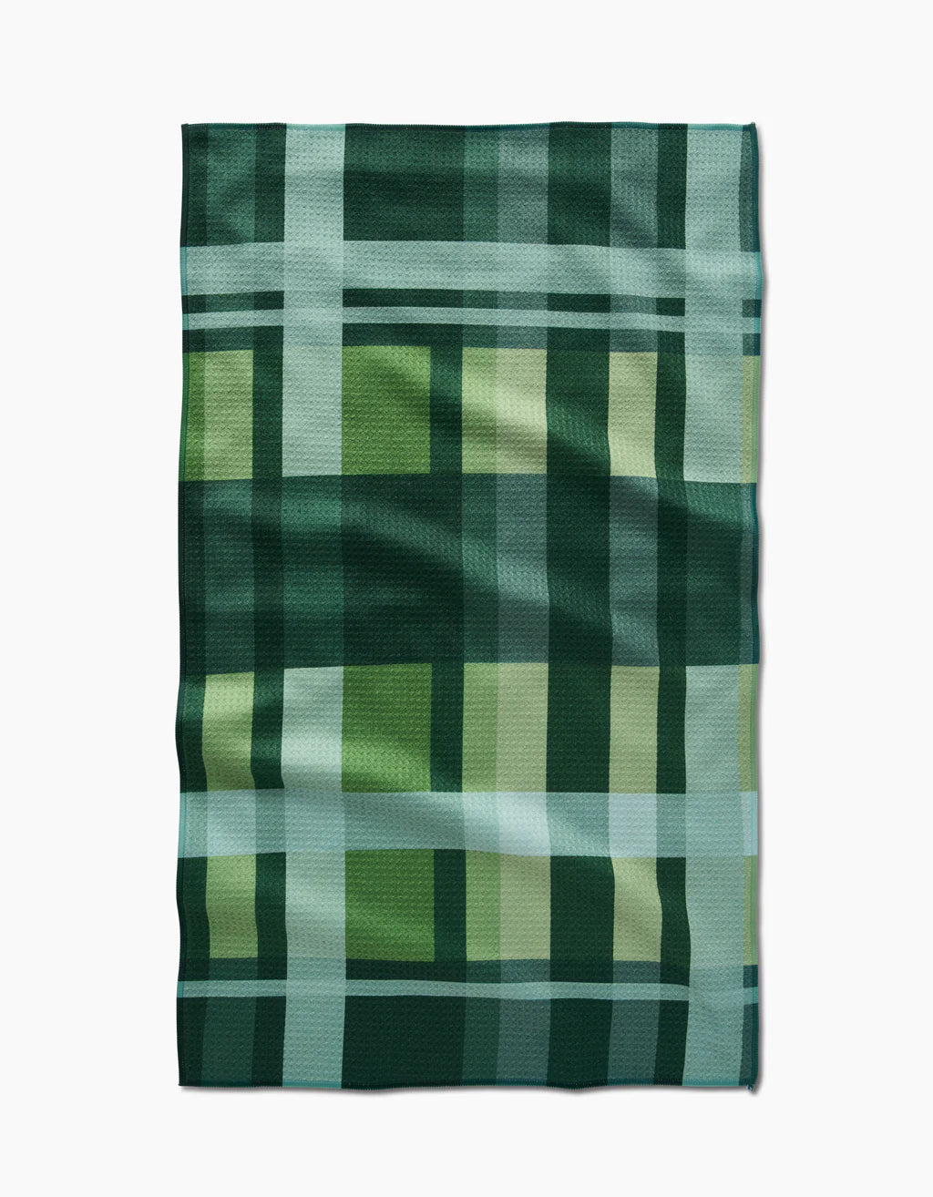 Shamrock Plaid Kitchen Tea Towel