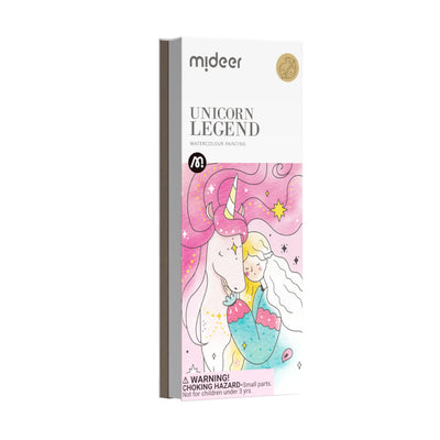 Watercolor Painting, Unicorn Legend