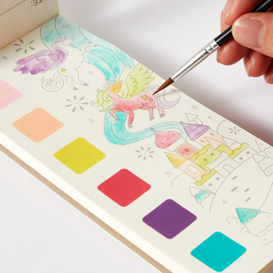 Watercolor Painting, Unicorn Legend