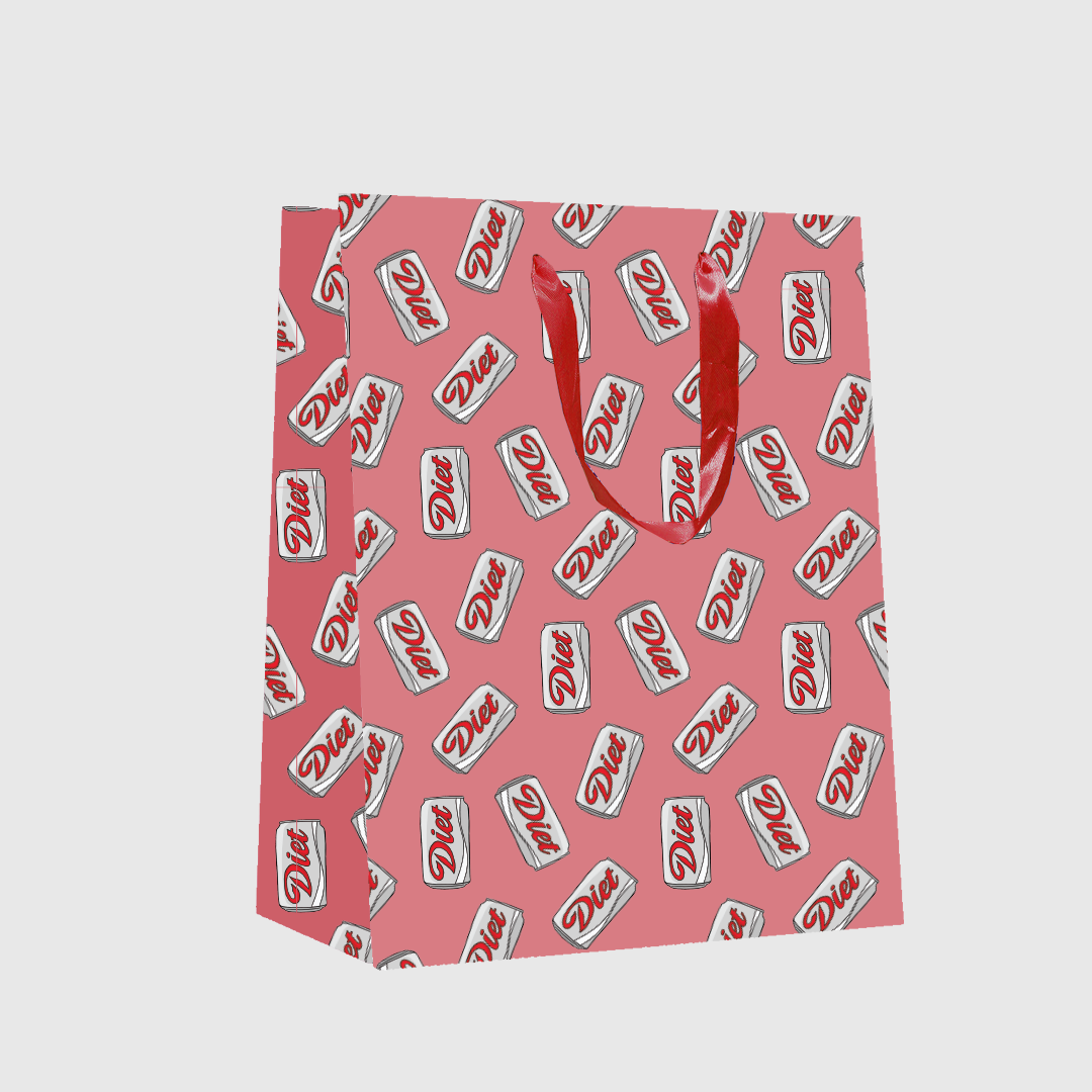 Diet Soda Can Gift Bag