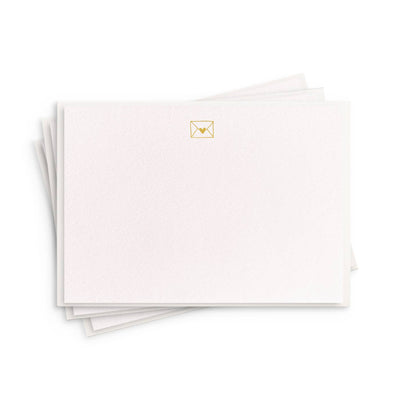 Envelope Fancy Flat - Foil Box Set of 8 Stationery