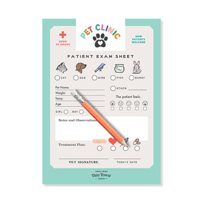 Tiny Town Play Notepad - Pet Clinic