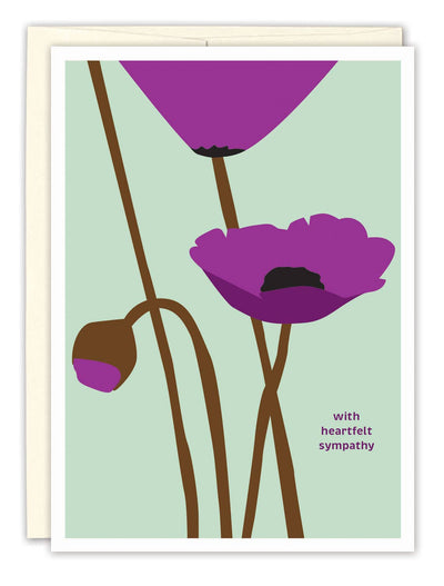 Anemones Sympathy Card