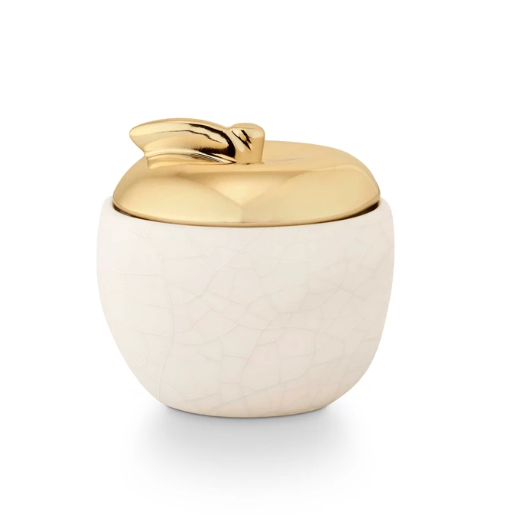 Orchard Apple Ceramic Apple Candle