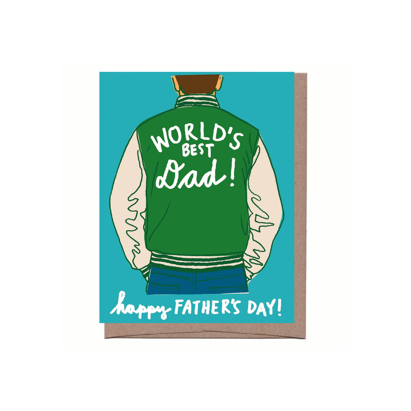 Varsity Jacket Father's Day Greeting Card