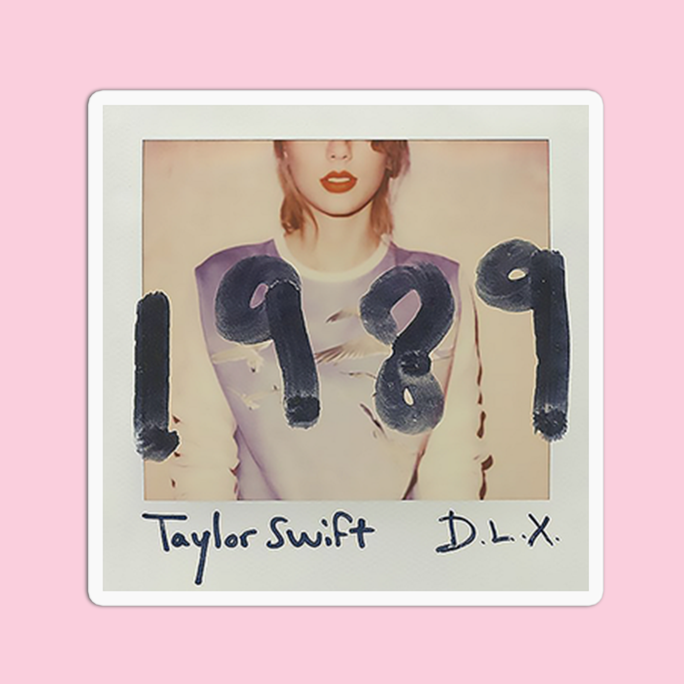 90's Album Cover Taylor Swift 1989 Vinyl Waterproof Sticker