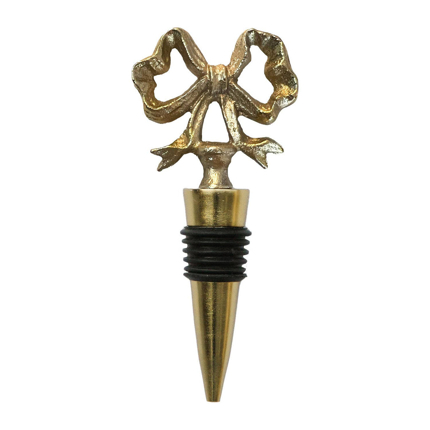 Gold Bow Wine Stopper