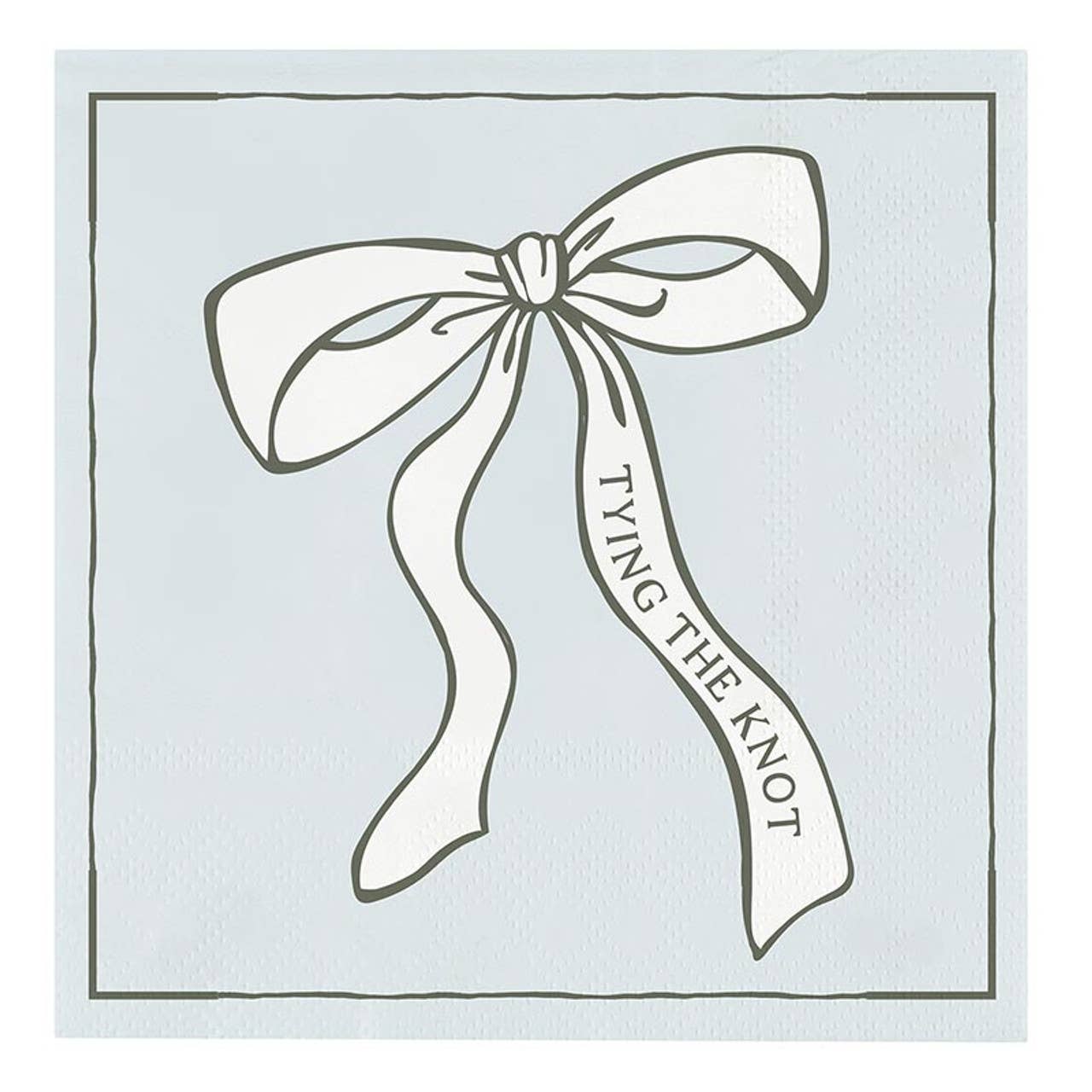Tying The Knot Beverage Napkins - Set of 20