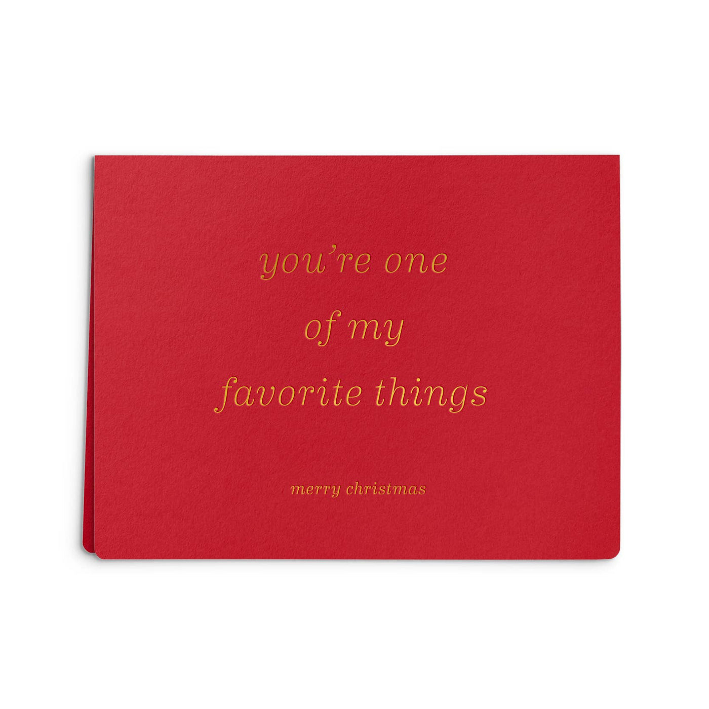 Favorite Thing Christmas Greeting Card