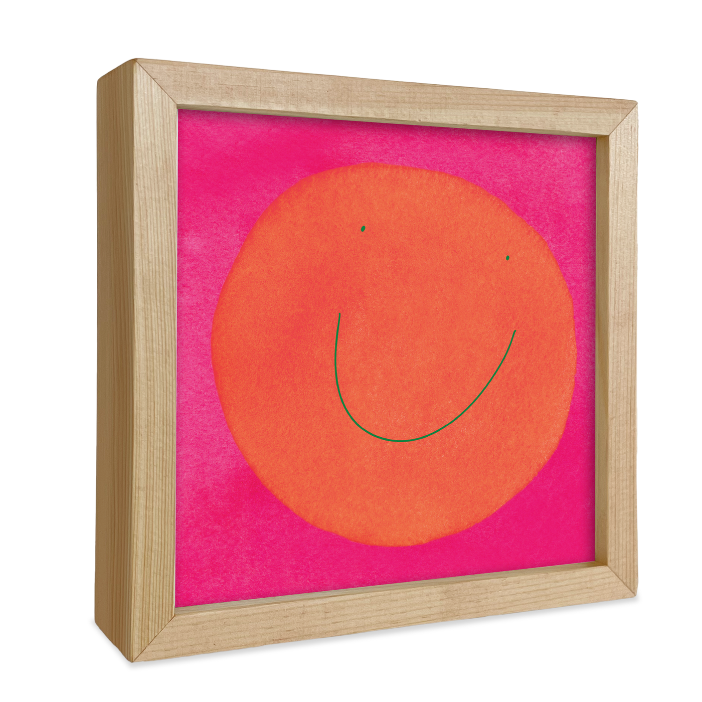 Happy and Bright Little Print | Framed Smiley Art Print