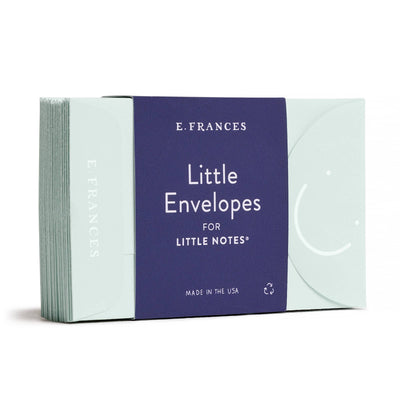 Seaglass Little Note Envelopes - Set of 20