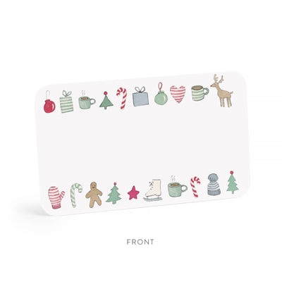 Merry Motif Little Notes® | Winter Holiday mini notes