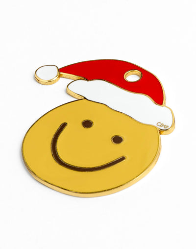 Santa Smiley Ornament