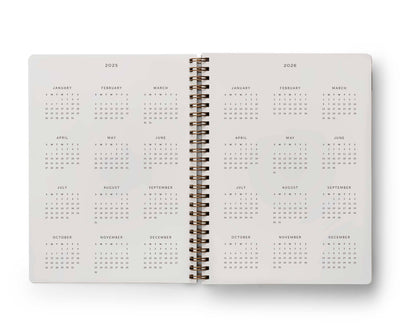 2025 Roses 12-Month Softcover Spiral Planner