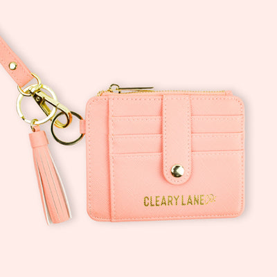 Wallet Keychain - Coral