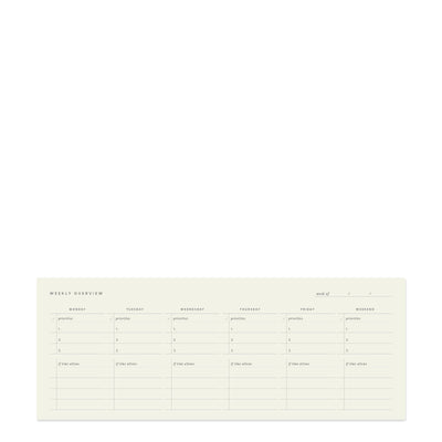 Weekly Keyboard Planner Deskpad