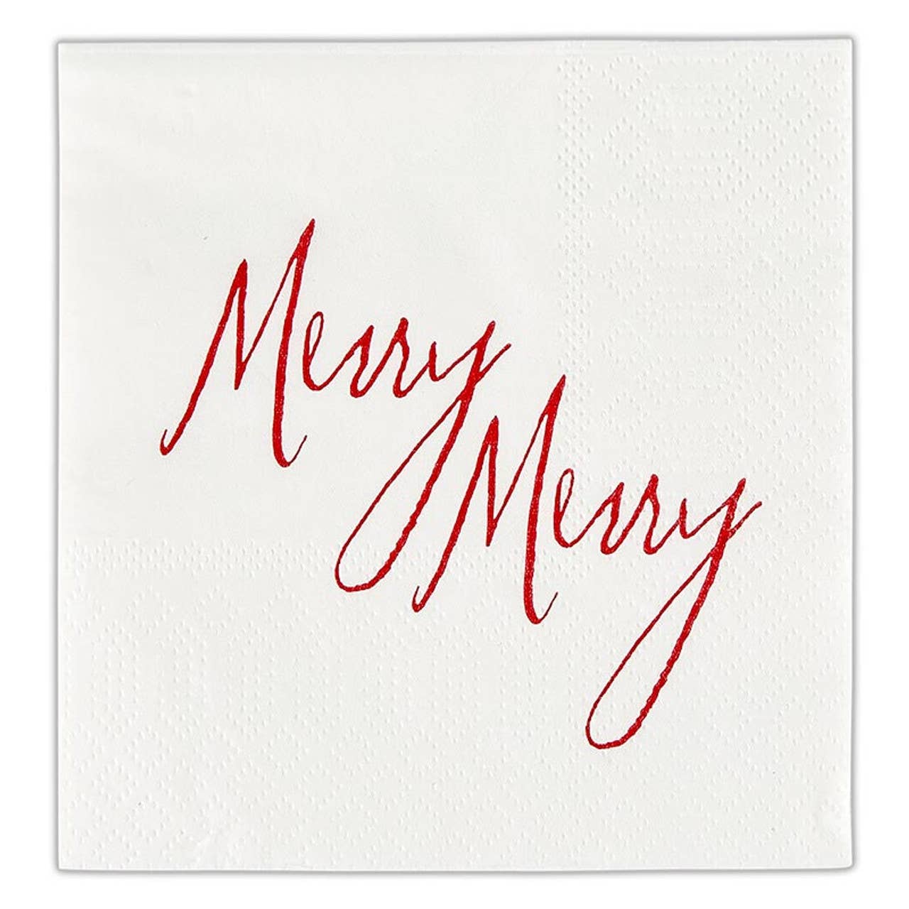 Merry Merry Napkins + Ceramic Napkin Tray
