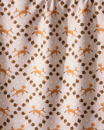 Foxes and Twinkles Tea Towel