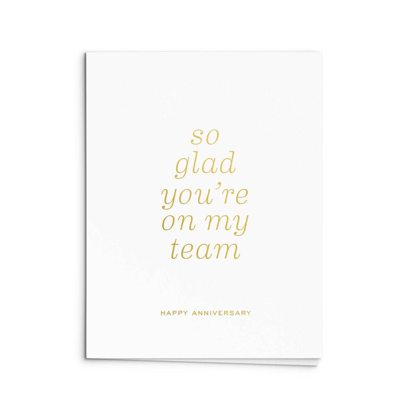 Team Anniversary Greeting Card