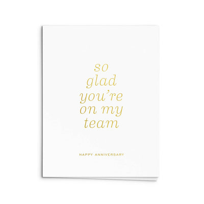 Team Anniversary Greeting Card