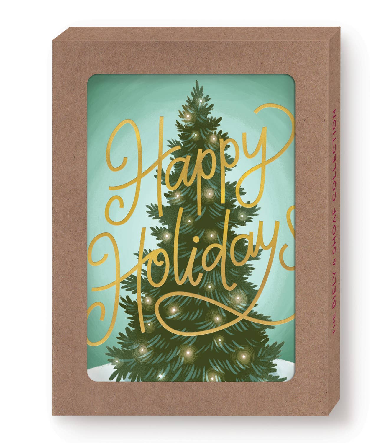 Happy Holidays Christmas Boxed Cards - Set of 10