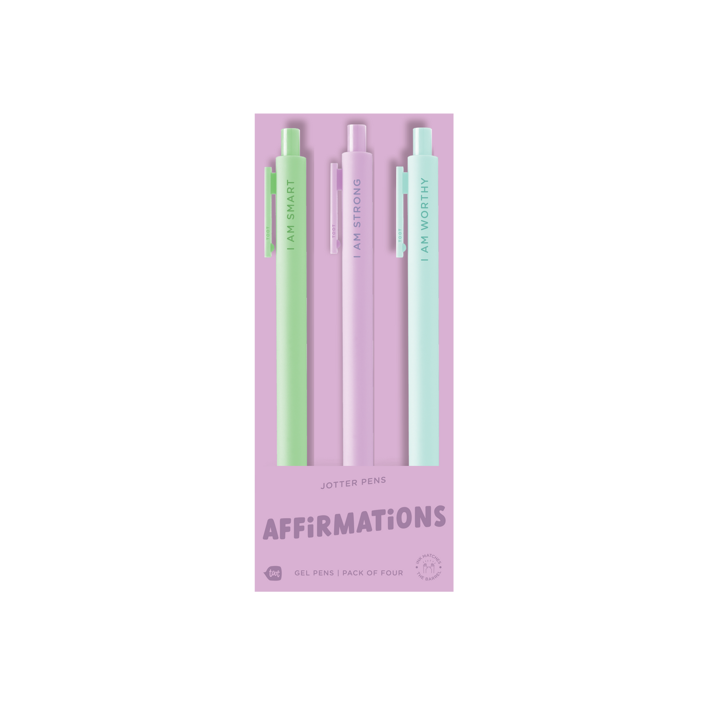 Affirmations Jotter Set, 3 Pack