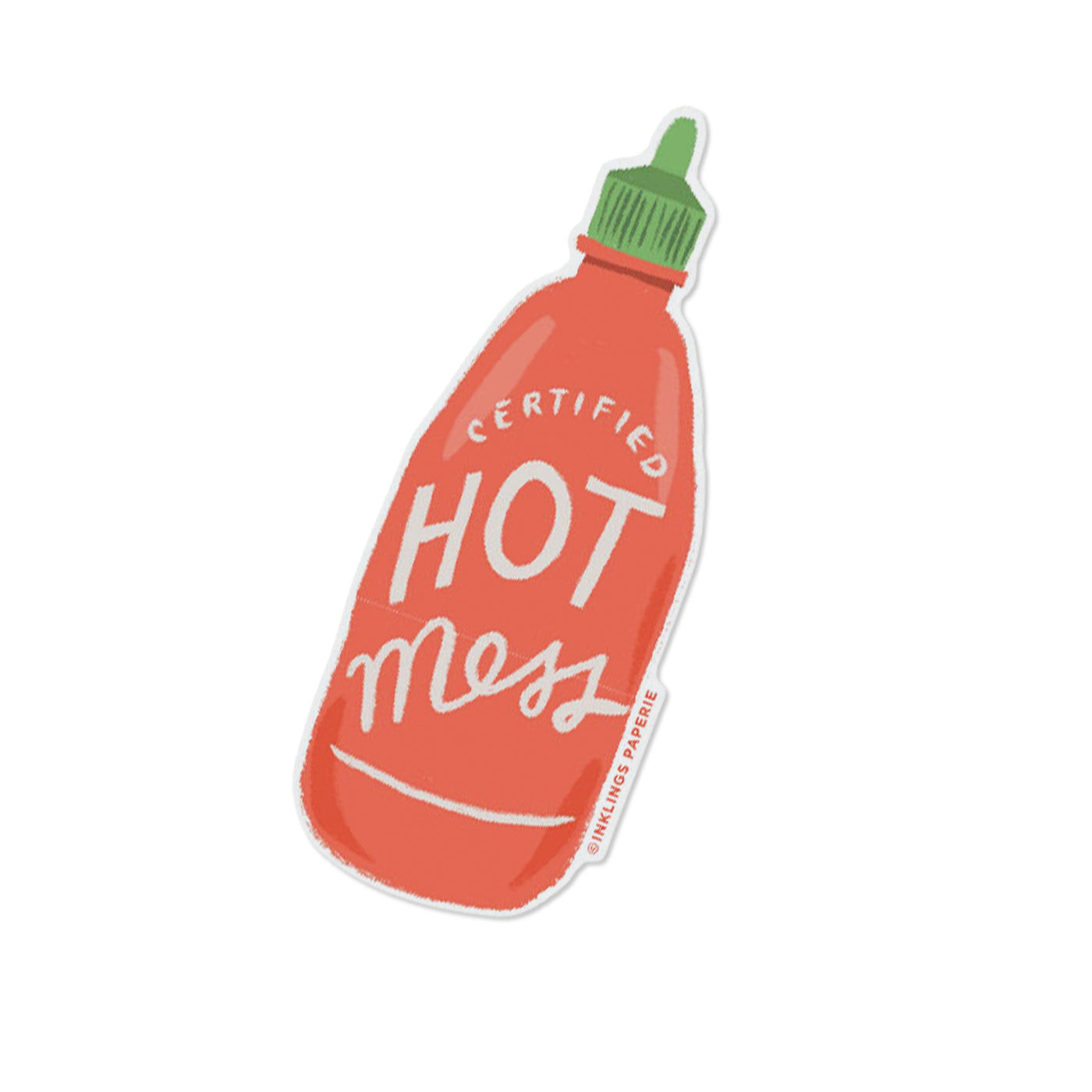 Hot Mess Vinyl Sticker