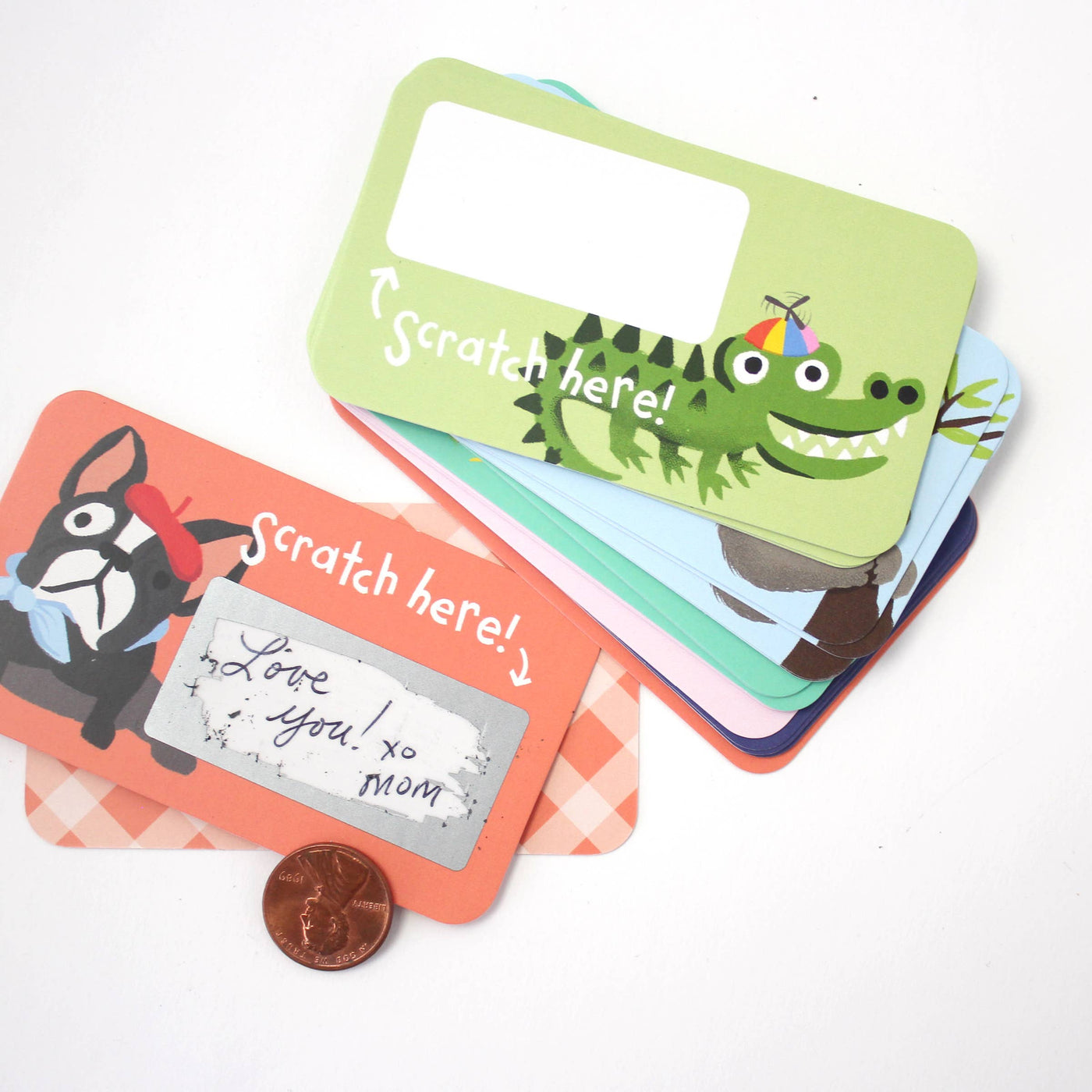 Scratch-off Lunchbox Notes - Animals