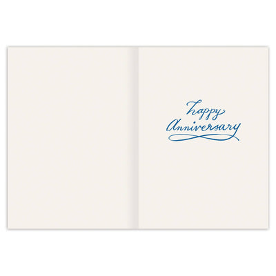 Seaside Puffins Anniversary Card