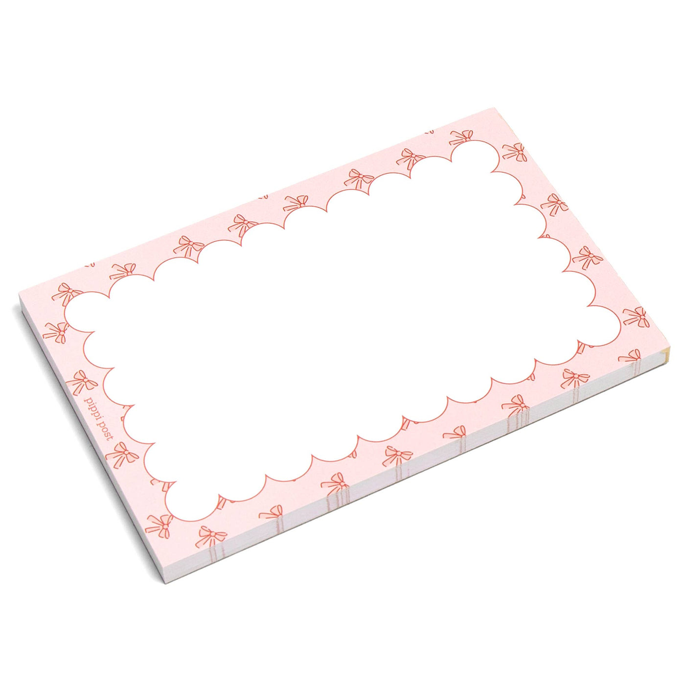 Pink Coquette Bows 4x6 Notepad