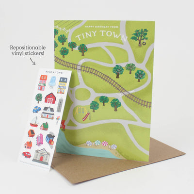 Tiny Town Sticker Scene Card