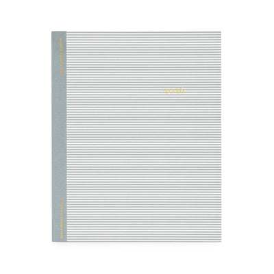 2026 Blue Pinstripe Monthly Planner