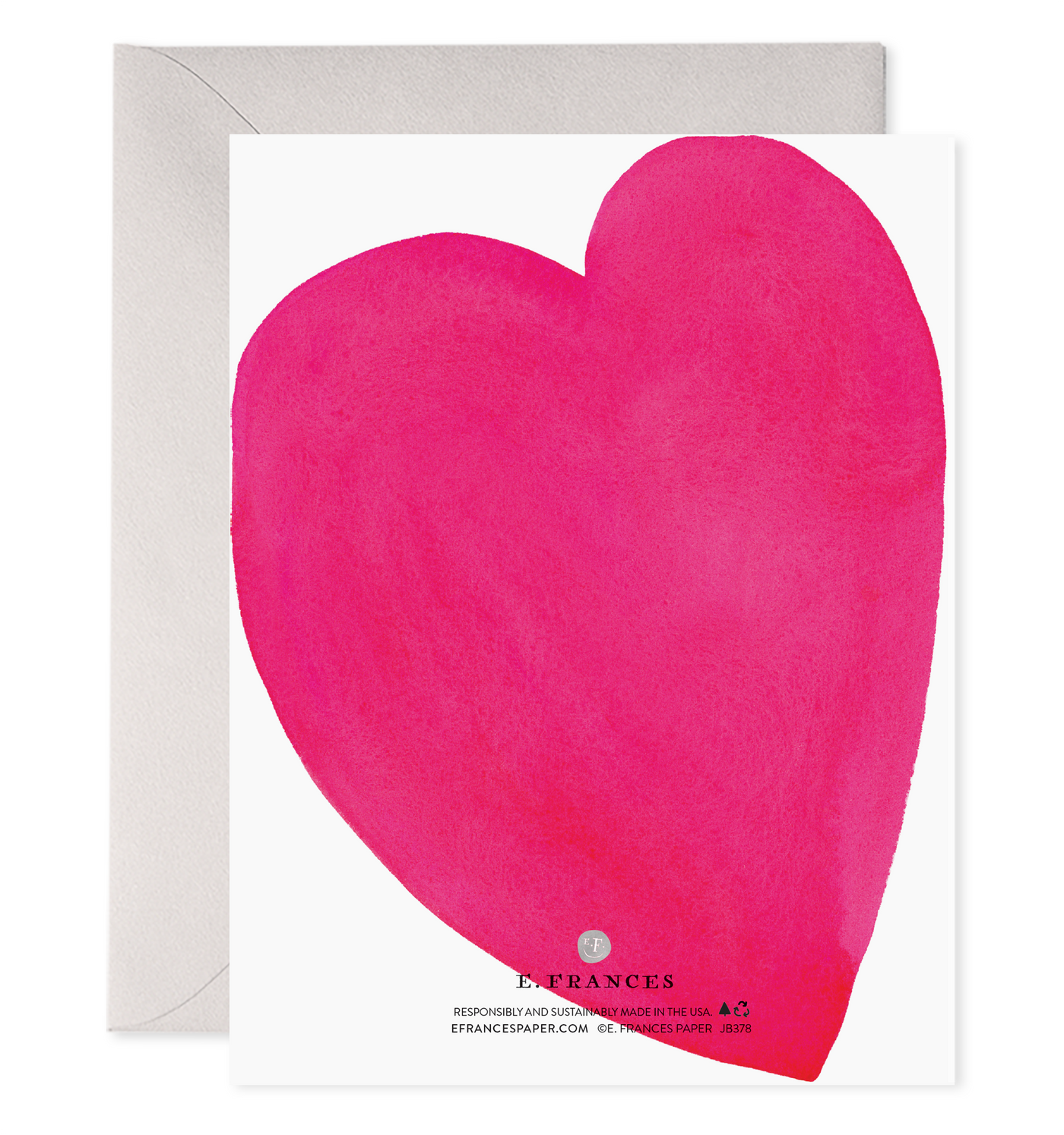 Squeezed Heart | Love Greeting Card