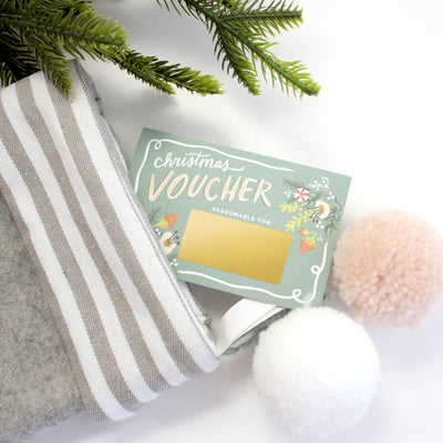 Scratch-off Christmas Vouchers