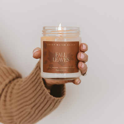 Fall Leaves Soy Candle