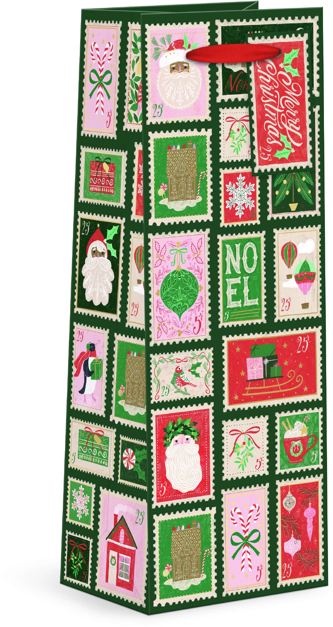 Letters to Santa Wine Bag